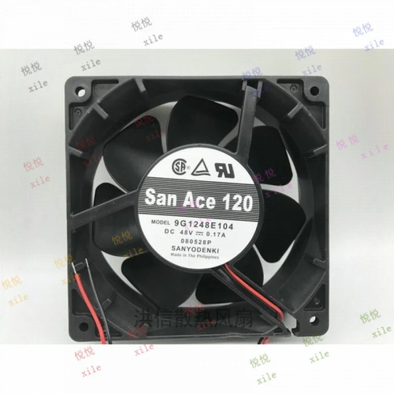 

L L FOR Sanyo 12038 9G1248E104 DC48V 0.17A 12cm 120mm cooling fan