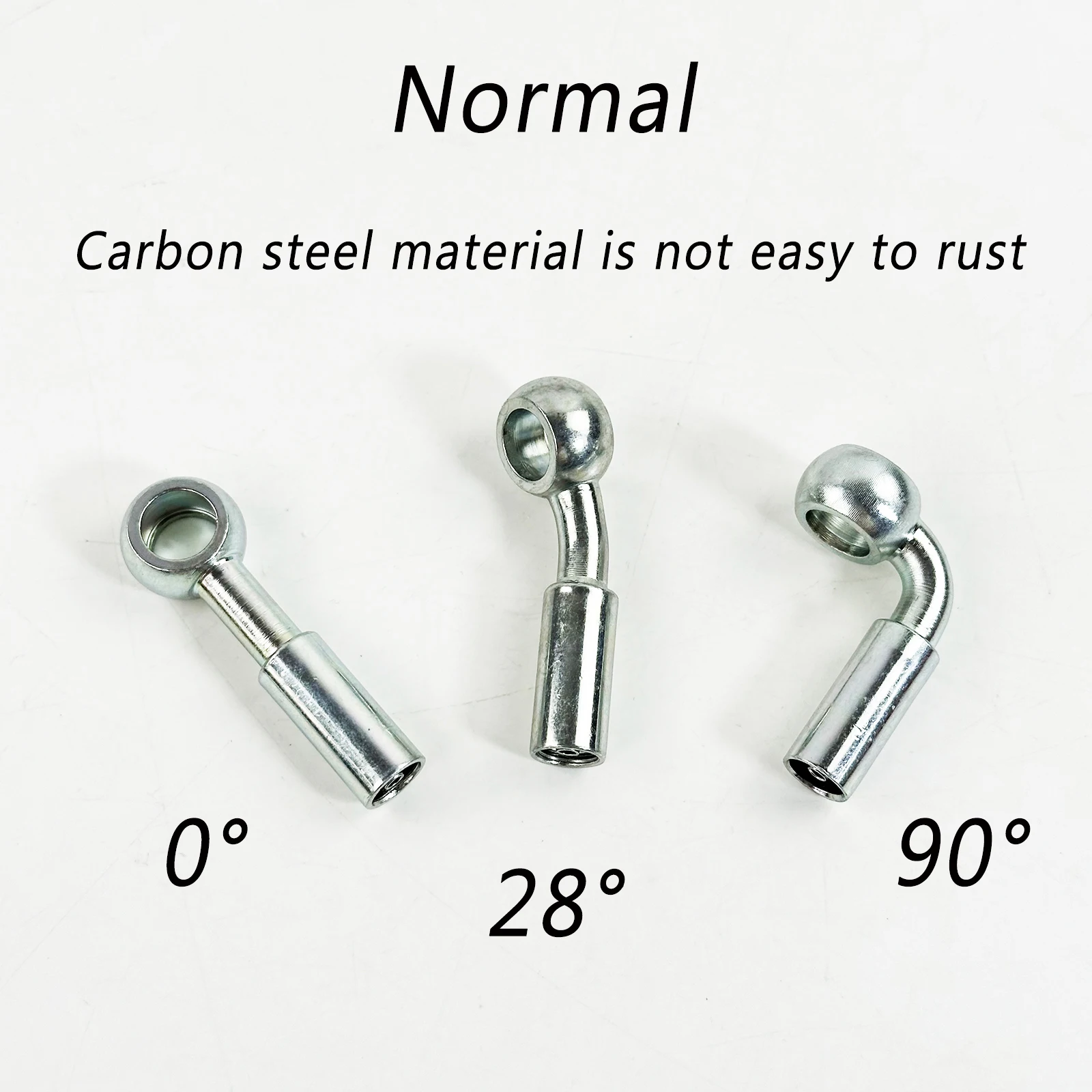 Stainless Steel Braided Hose 10-200CM M10 Banjo Hydraulic Brake Line Nylon Pressure Resistant for Motorcycle Car Modification