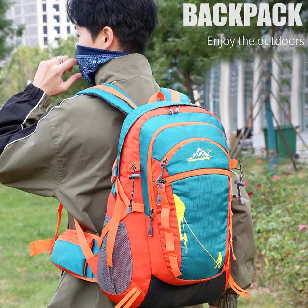 1 Stück Wanderrucksack - 40L Trekkingrucksack Leichter Komfortabler Atmungsaktiver Camping-Reiserucksack für Männer und Frauen – Detail 16