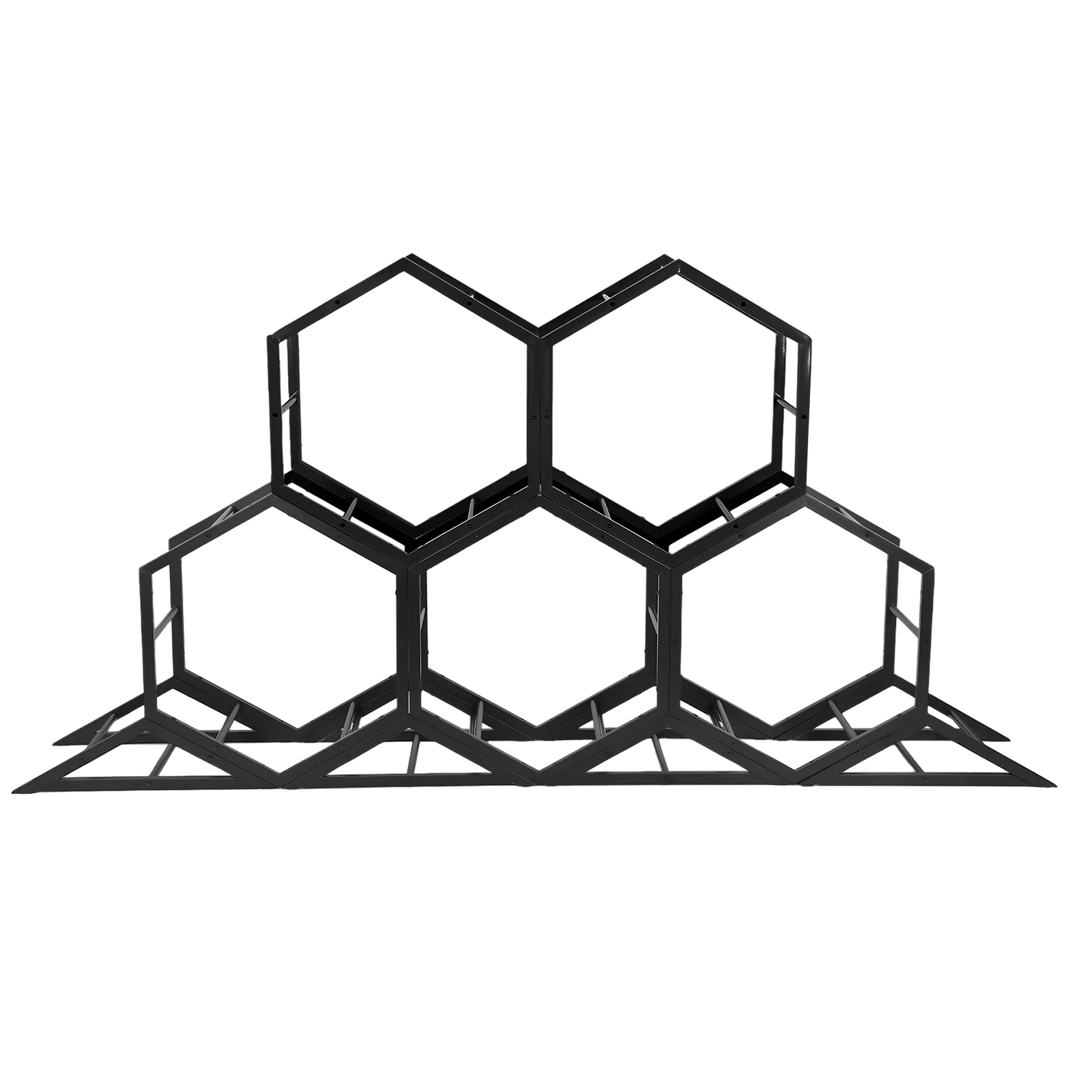 Soportes de Pared Ajustables para Ruedas, Resistentes, Triangulares, Hexagonales, Pequeños, para Exhibición de Neumáticos en Tiendas y Ferias Comerciales