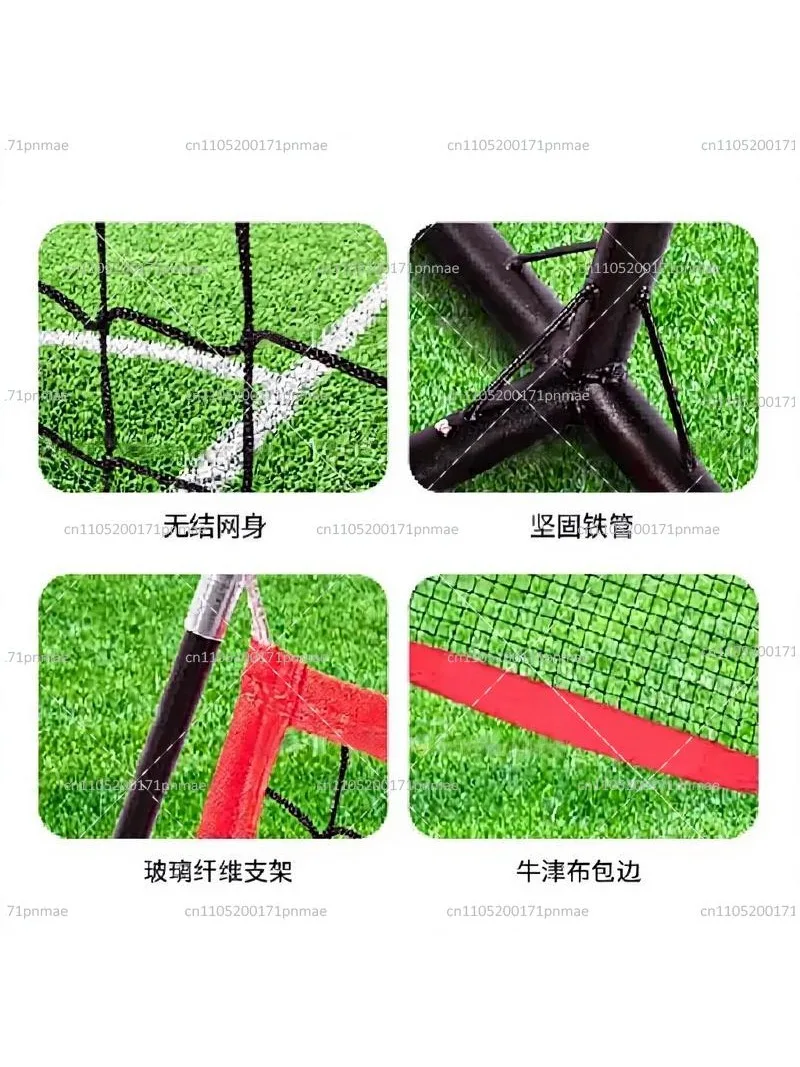 Portable Rugby Throwing Net Three-Hole Target Frame for Outdoor Sports Training