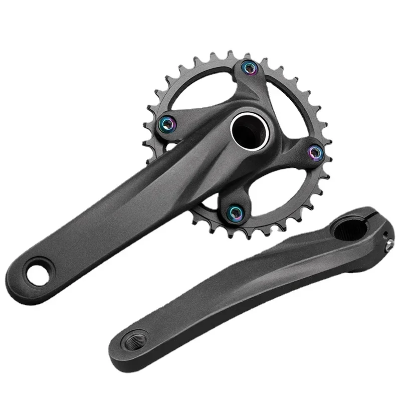 Bicycle Crank Arm MTB 104BCD Crankset Chain Wheel Alloy Chain Ring Mountain Bike 32T Sprocket Set