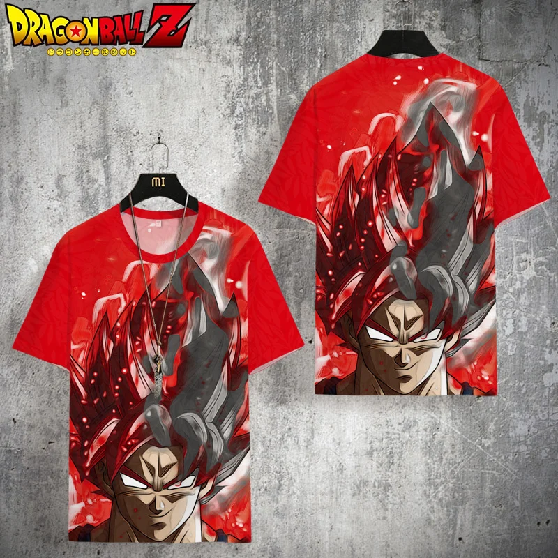 

Мужской костюм с короткими рукавами Goku Master Roshi, футболка большого размера с аниме «Драконий жемчуг», одежда для подарка, 2024