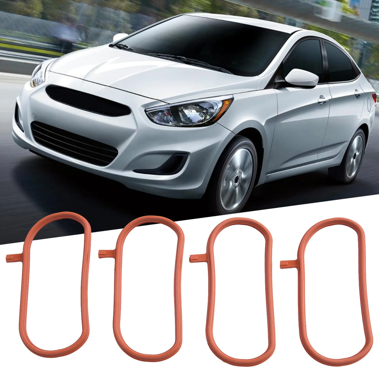 Intake Manifold Gasket Interior Accessories OEM Number: 17105-5AA-004 Rubber 4pcs Air Control Valve Brand New None