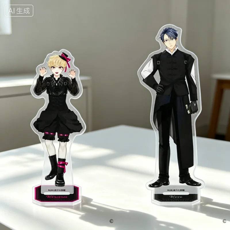 BL comic Which Way is Tomorrow Ken And Kirara Human-shaped Acrylic Stand Model Plate Keychains desk decorations Fans Gifts
