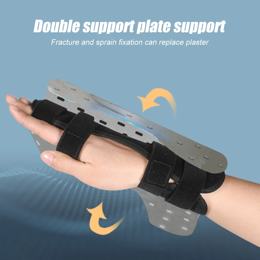 1PC Adjustable Hand Brace Straightener Finger Splint Support Pinky, Ring for Trigger Finger, Injury, Fracture, Broken,Tendonitis