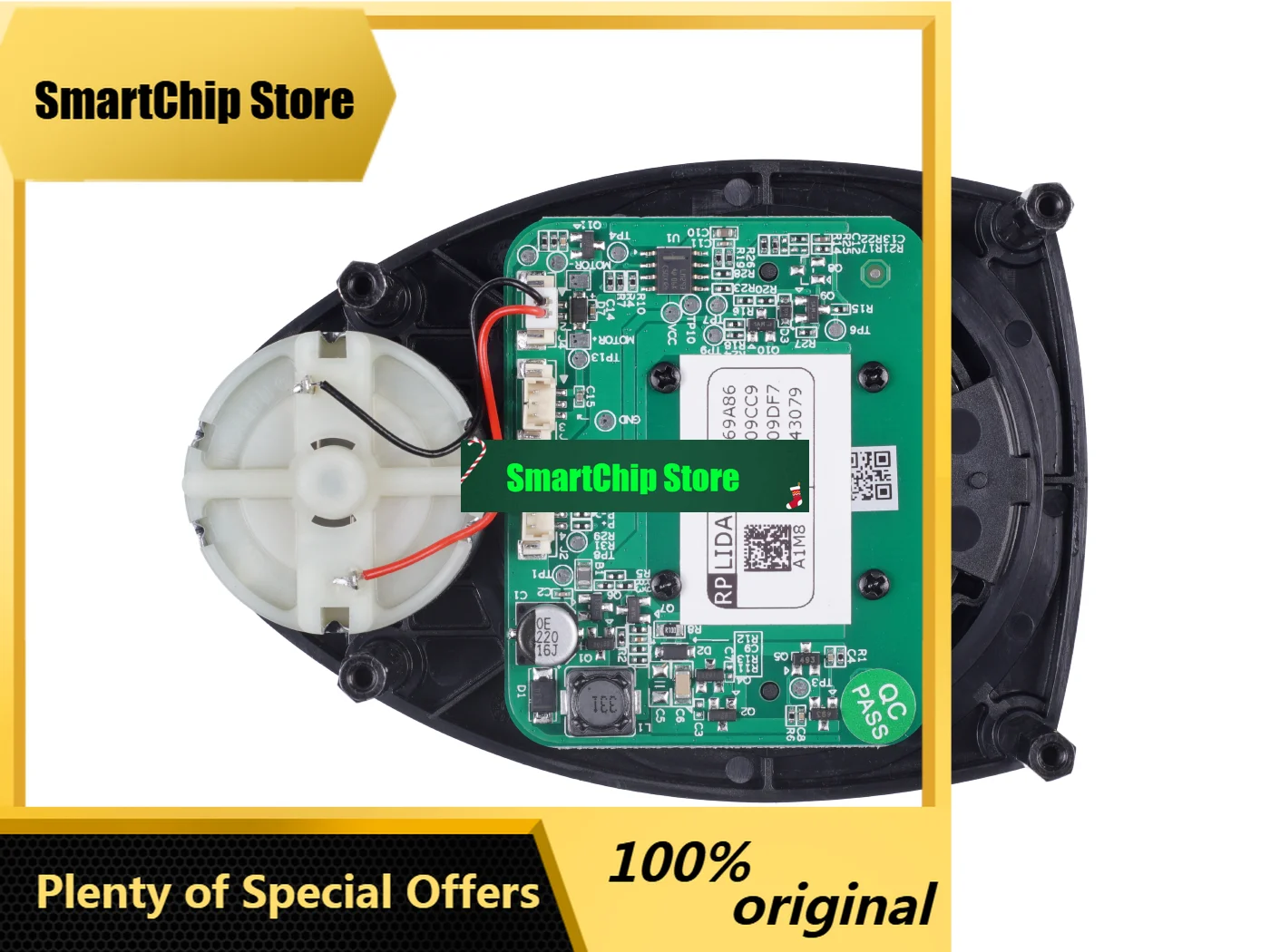 SmCpSLAMTEC RPLIDAR A1M8 360 Degree LIDAR Sensor Scanner 12 Meters 2D Scanning Radius Obstacle Avoidance, Navigation Of Robots