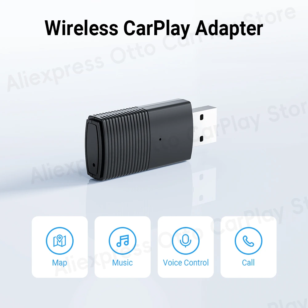 

Wireless CarPlay Adapter for Hyundai Genesis Sedan Azera Elantra GT Tucson Veloster Ioniq OEM Wired Car Play Vehicle Accessories