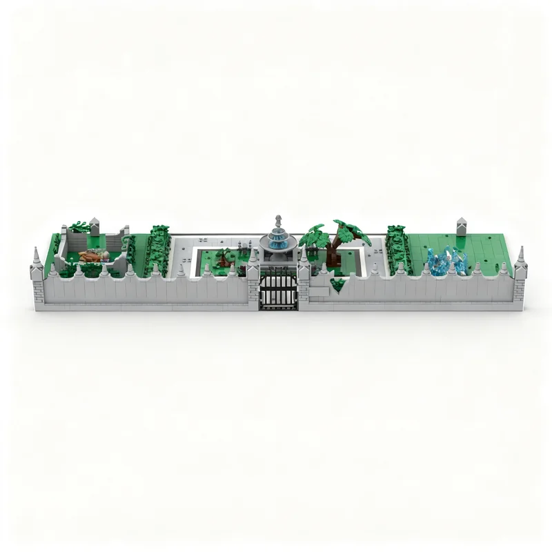 1592pcs MOC X-Mansion Front Lawn Super Heroes Marvelal XMens Model Building Blocks Christmas Gift Toy Architecture Collection