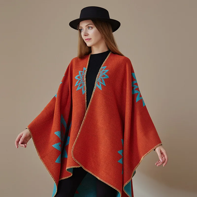Fashionable Warm Shawl Small Blanket for Airconditioned Room Women's Polyester Fiber Scarf Spring Summer Season Thermal