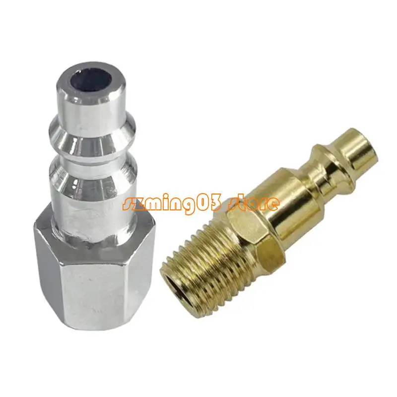 H9ec 1/4inch NPT Air Compressor Connector Air Line Line Line Adapter Adapter