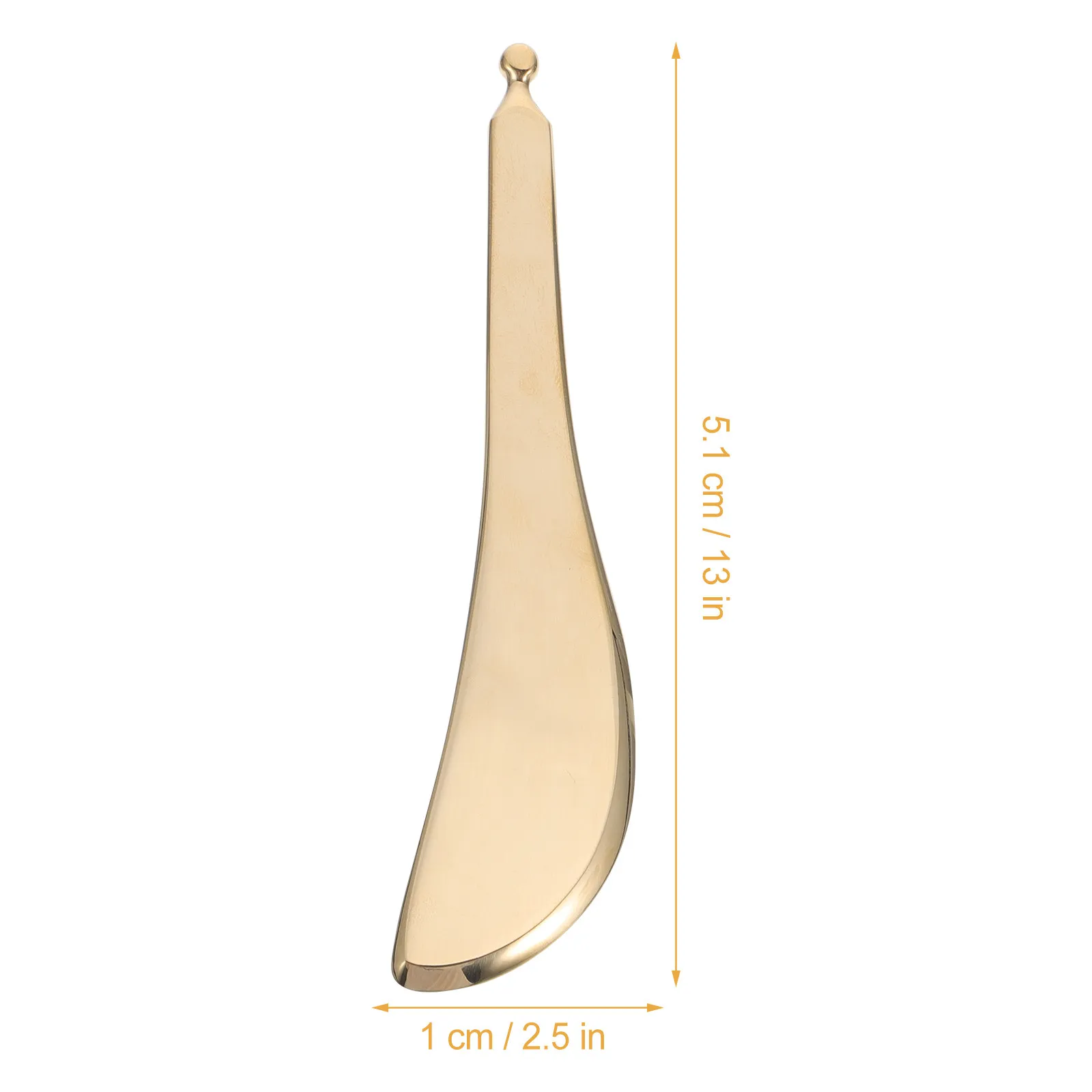 1Pcs Pure Copper Gua Sha Scraping Board Creative Massage Bar Face Eye Body Scraper Smooth Manual Massage Tool Relieve Fatigue