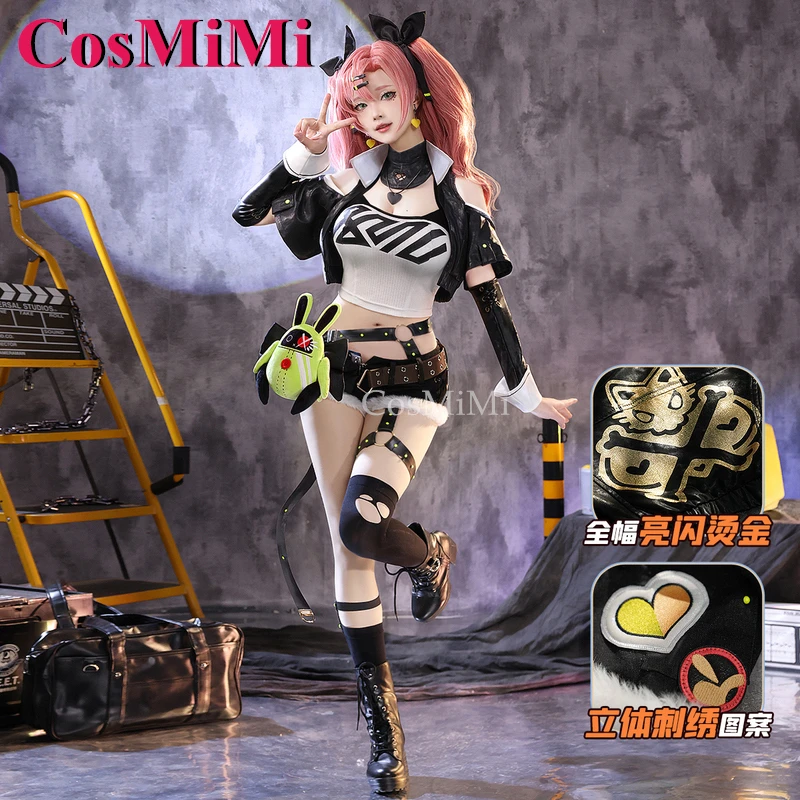 CosMiMi Nicole Demara Cosplay Game Zenless Zone Zero Costume Gorgeous Elegant Combat Uniforms Carnival Party Role Play Clothing