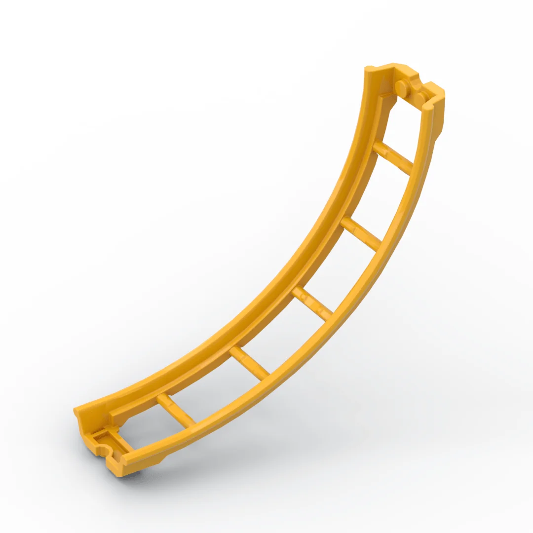 Small particle building block MOC 80564 roller coaster, train, track 4X12X10 assembled toy spare parts