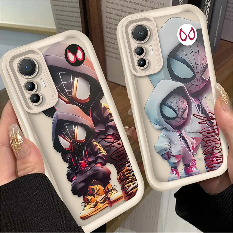 Marvel Spider Man Case for Xiaomi POCO X6 X5 X4 GT X3 NFC F3 F4 F5 F6 M5S C65 M6 Pro 4G 13T 12T 11T 13 12 11 Soft Silicone Etui