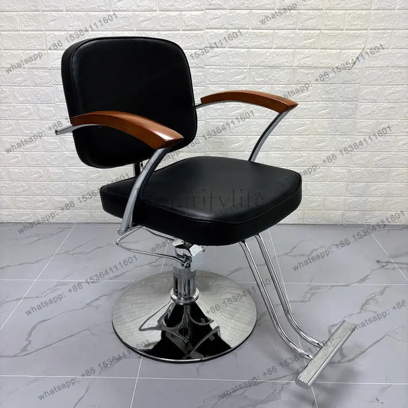 LJY Vintage Modern Hair Barber Luxury Nordic Fashionable Hair Barber Trendy Beauty Design Cadeira Manicure Commercial Furniture