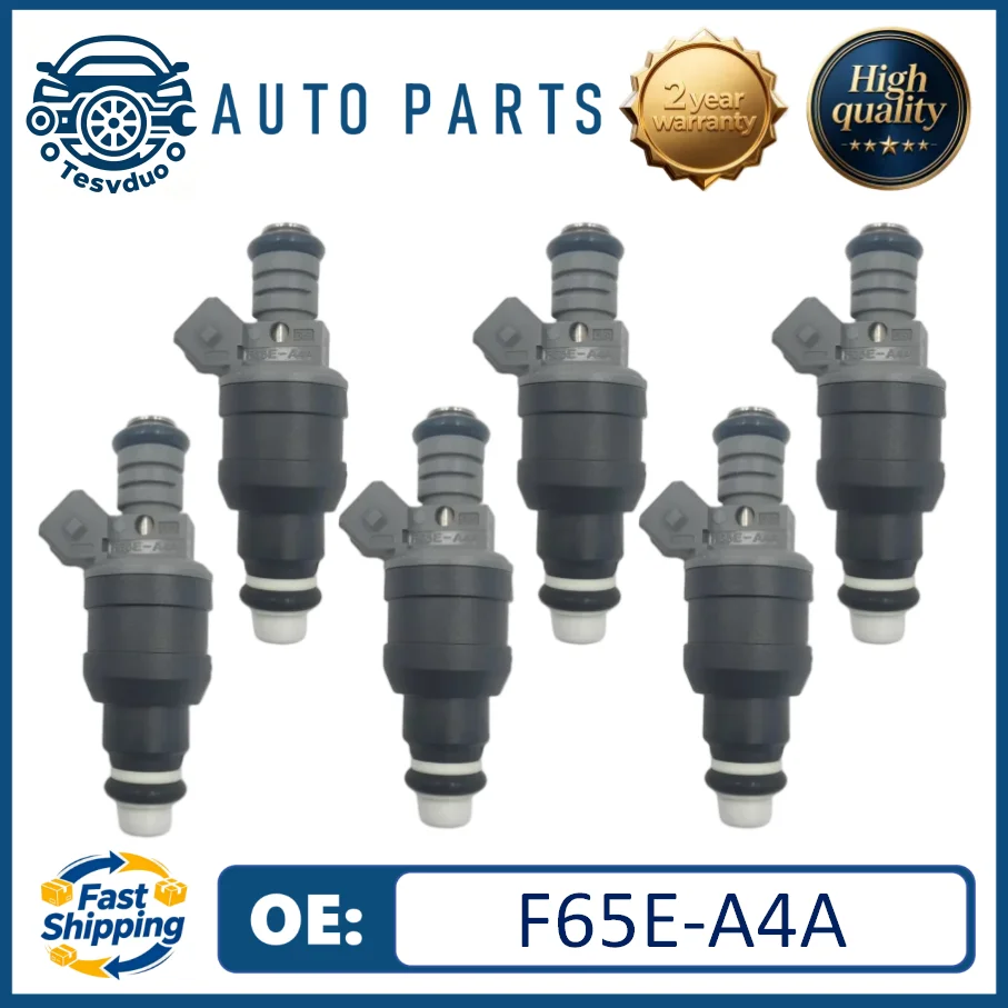 Inyectores de combustible F65E-A4A de alta calidad, 6 piezas, para Ford Windstar 3.8L / F-150 E-150 E-250 4.2L 1995-1998