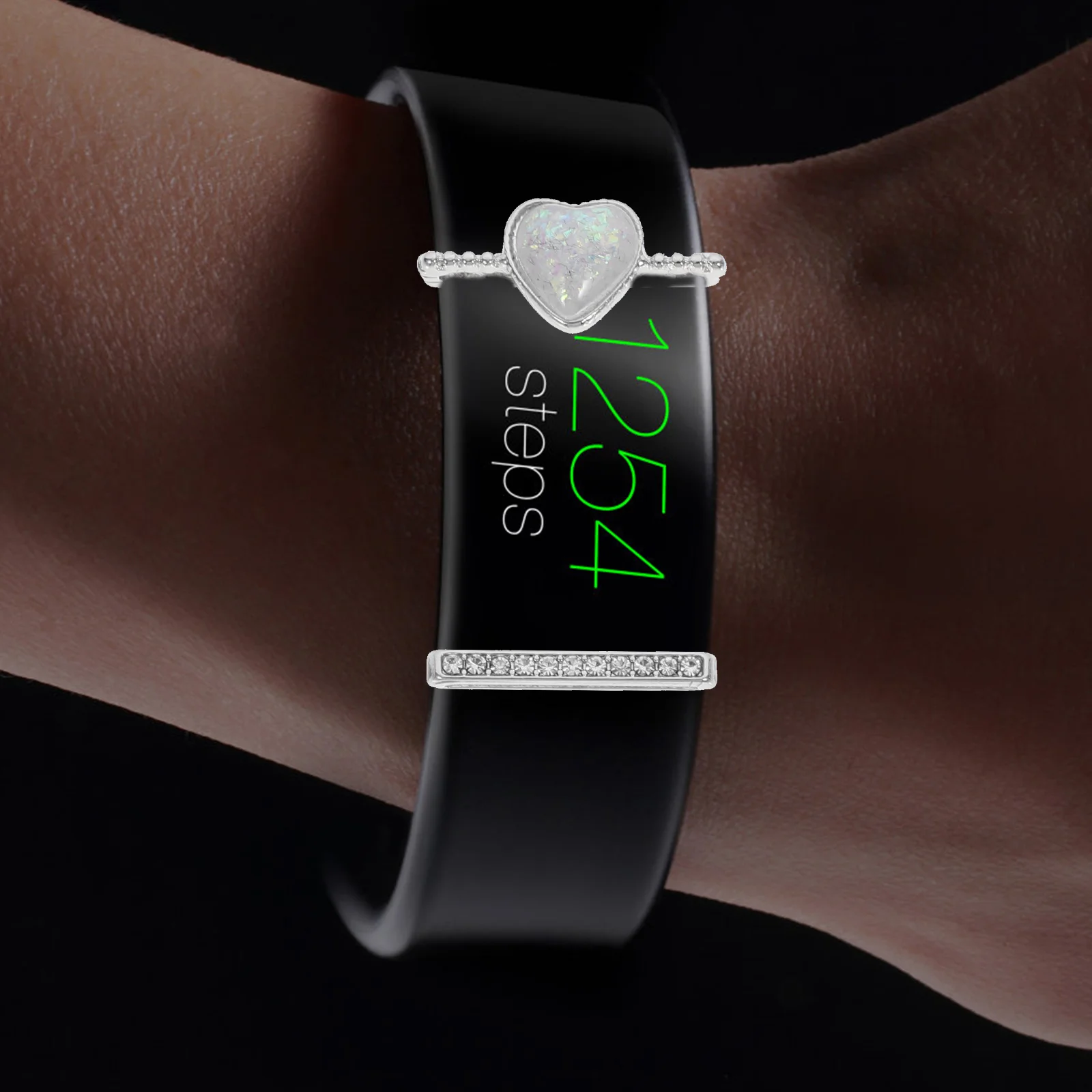 4Pcs Watchband Charms Durable Metal Ring Lightweight Compact Gift Choice Watch Band Decors Watch Band Charms Delicate Watchband