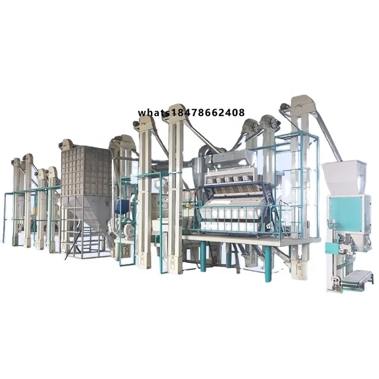 Commercial Complete Rice Milling Machine Portable Rice Mill Plant Price