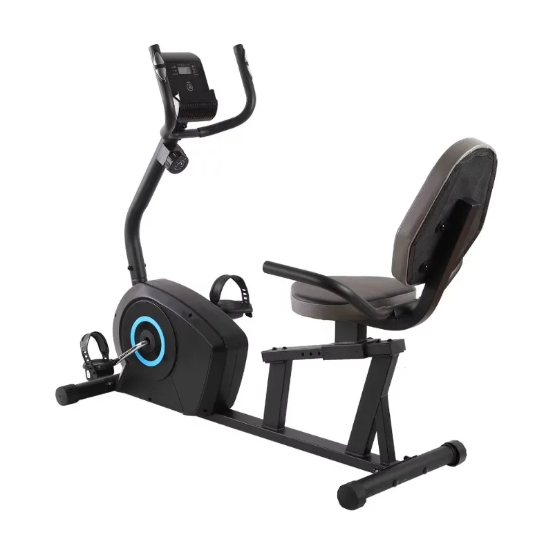 YTYINHome Use Multi-Functional Recumbent Exercise Bike Assisted Rehabilitation Training Magnetic Belt Fan Technology Fitness Gym