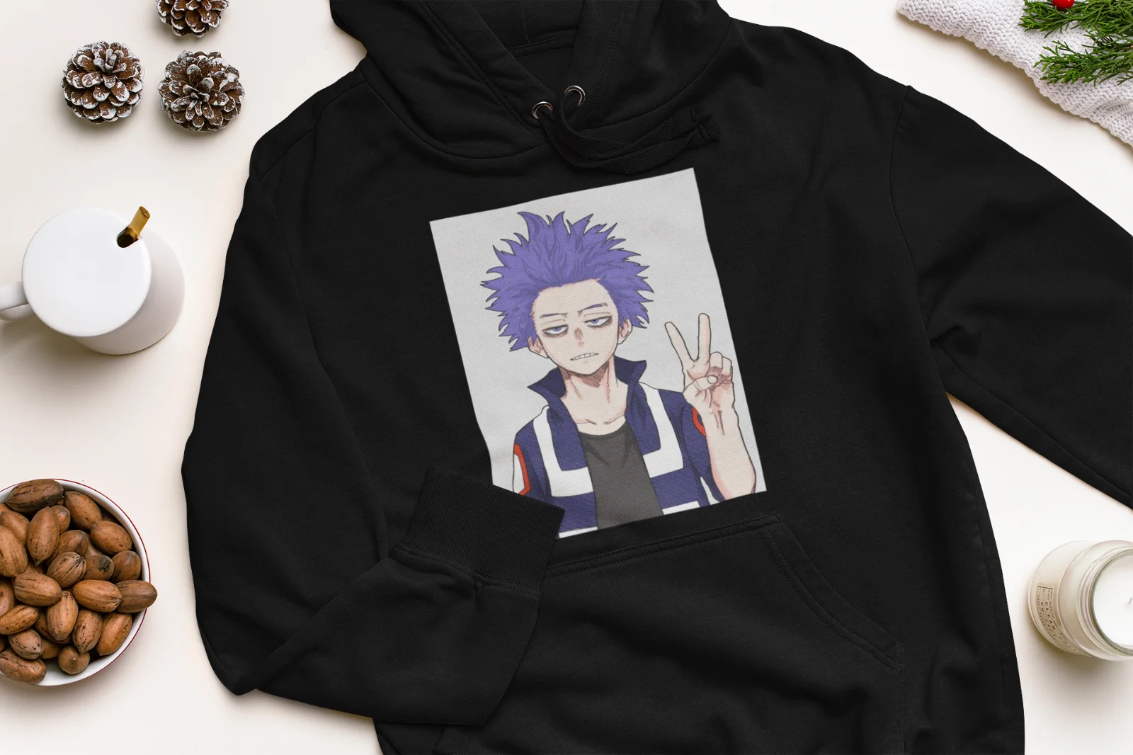 Unisex Shinsou Hitoshi Hoodie, BNHA, MHA, My Hero Academia, Boku no Hero,Anime