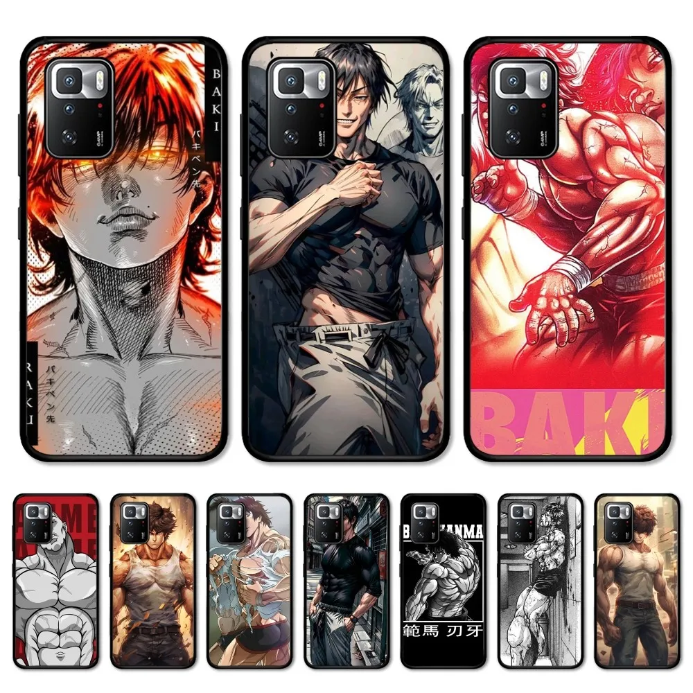 Hanma baki Grappler Phone Case For Redmi Note 4 X 5 A 6 7 8 T 9 9S 10 11 11S 11Epro Poco M3 pro