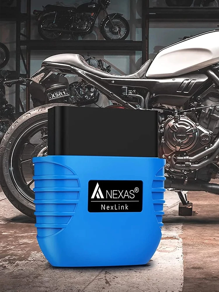 NEXAS NexLink narzędzie diagnostyczne motocykla Bluetooth 5.0 skaner OBD2 EOBD dla iOS Android Windows czytnik kodów błędów sprawdź silnik — zdjęcie 2