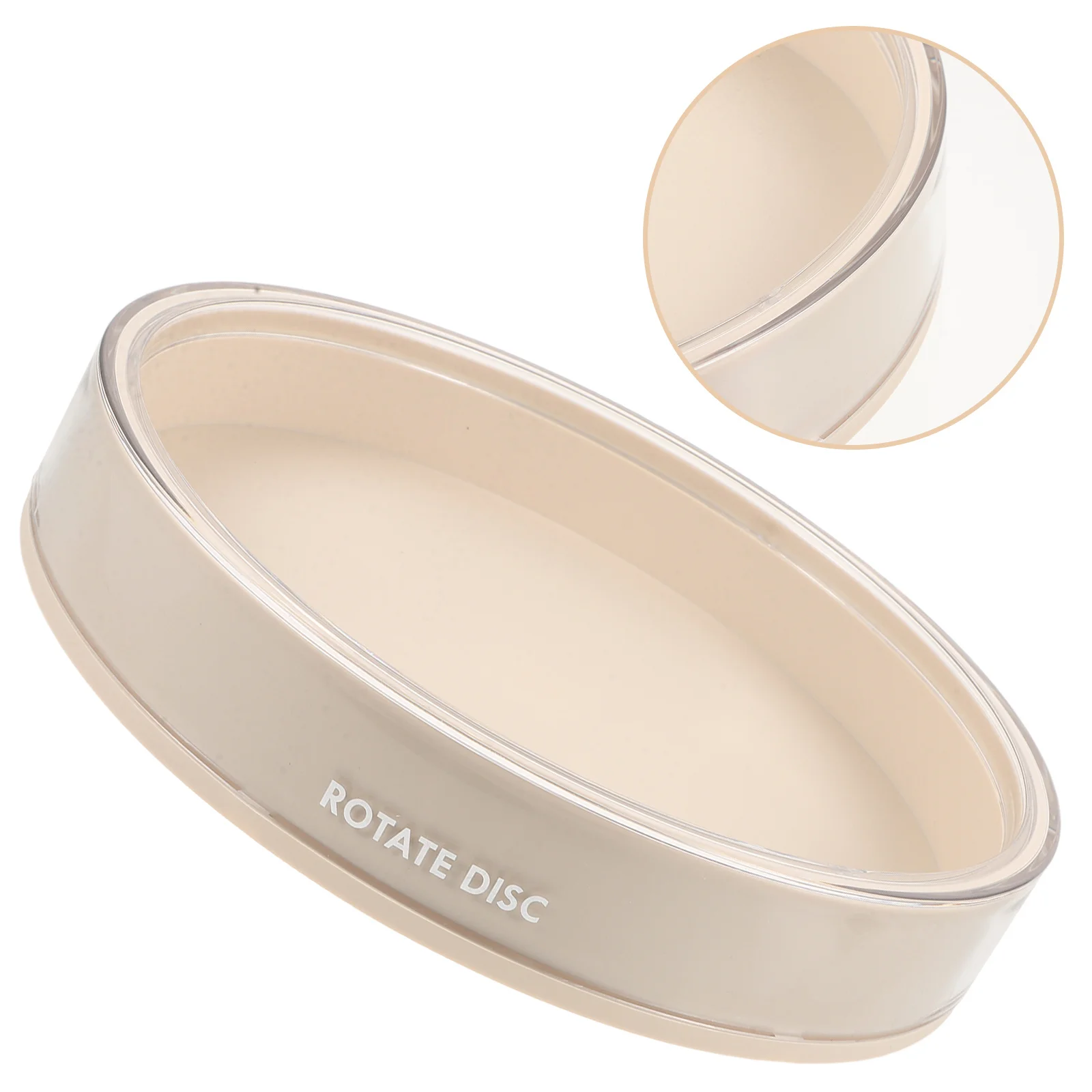 

Rotating Turntable Jewelry Organizer Large Capacity 360 Degree Desktop Tray Non Slip Bottom Design Kitchen Spice Jar