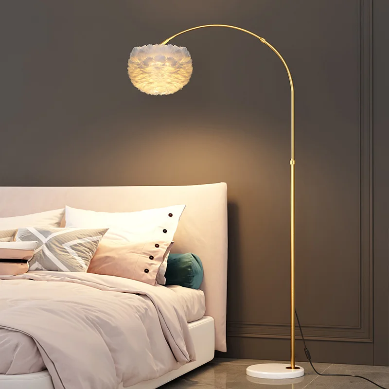 

Pleated Led Floor Lamp Living Room Light Luxury Design Sofa Standing Lamps Bedroom Bedside Lamp Indoor Decorative Ambient Lights