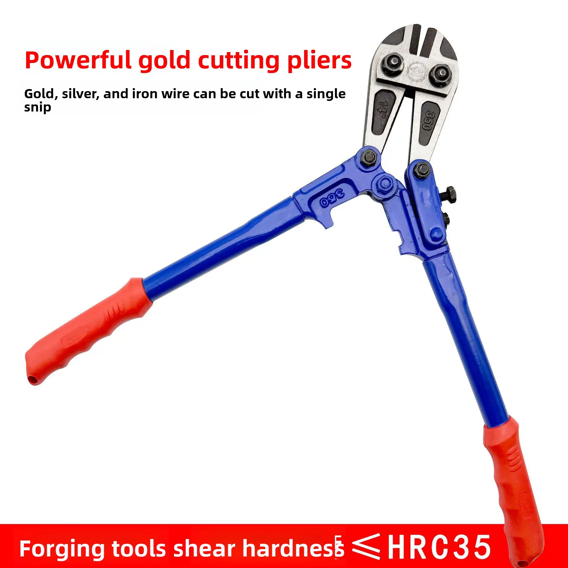 Heavy Duty Gold Silver Wire Bar Cutter Pliers Chrome Vanadium Steel Hardened Jaws Scrap Metal Recycling DIY Craft Tools