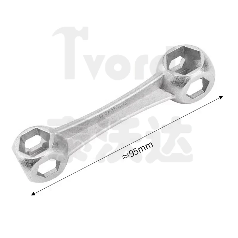 Multifunctional Hexagonal Wrench Hexagonal Screw Tool Portable 10-in-1 Bicycle Inner Hexagonal Socket Small Wrench