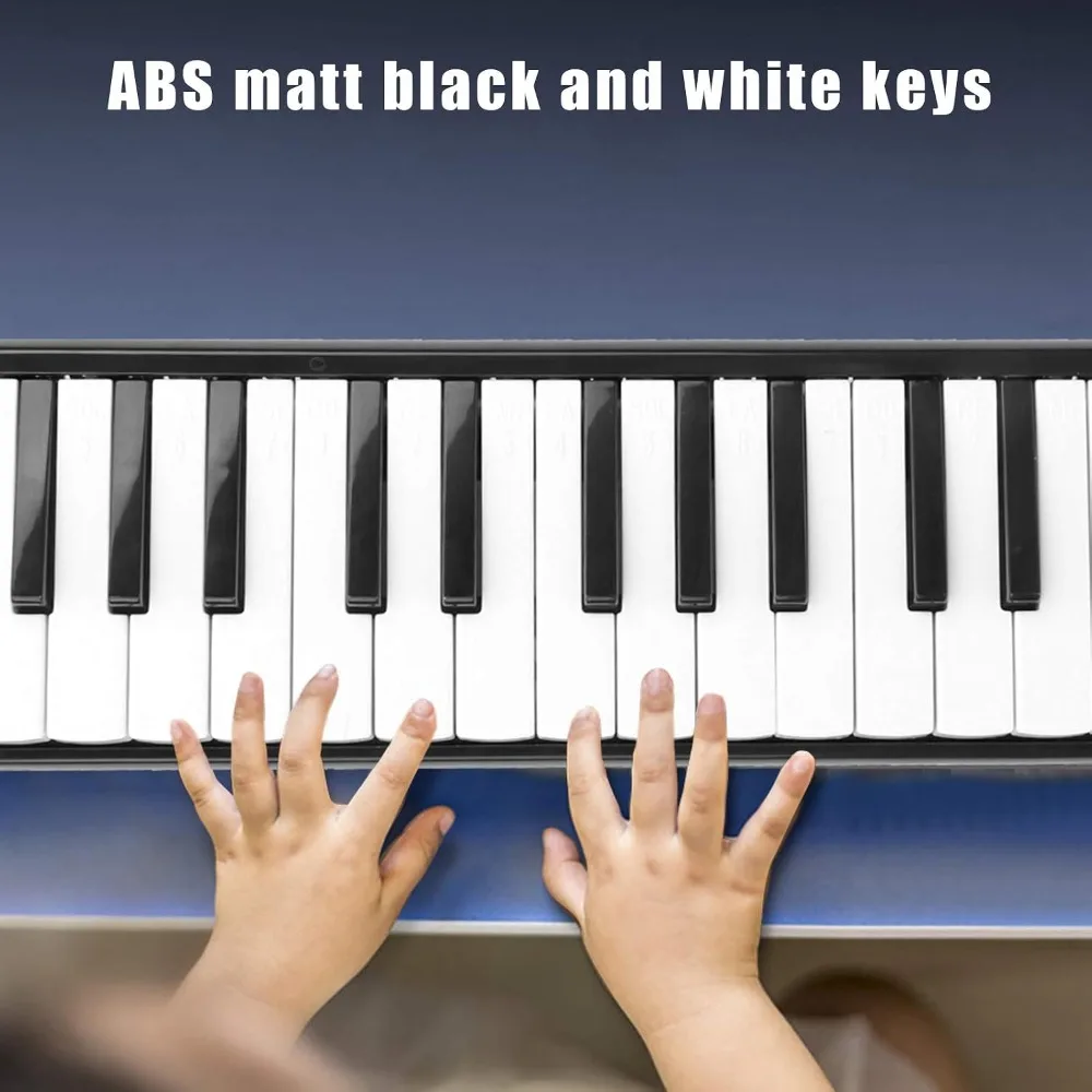 Premium 32 Key 32 Key Melodica Black Plastic Melodica Instrument Musical Keyboard Home Practice