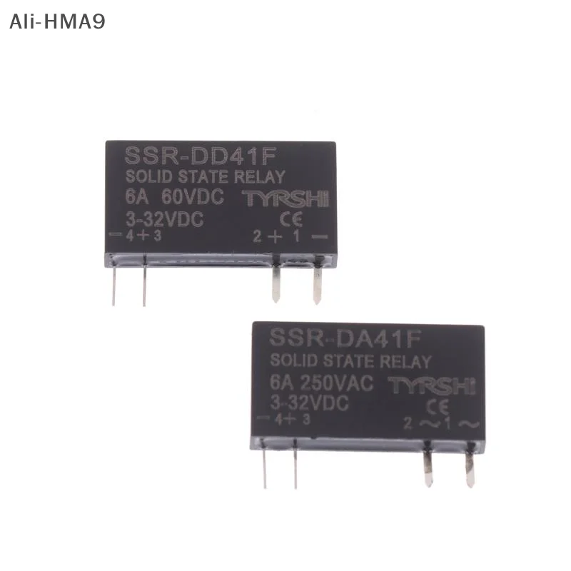 

SSR-41FDD/41FDA Solid State Relays DC To DC Slim Relay Module 3-32VDC 6A Mini Relay Non-contact DIN Rail Relay