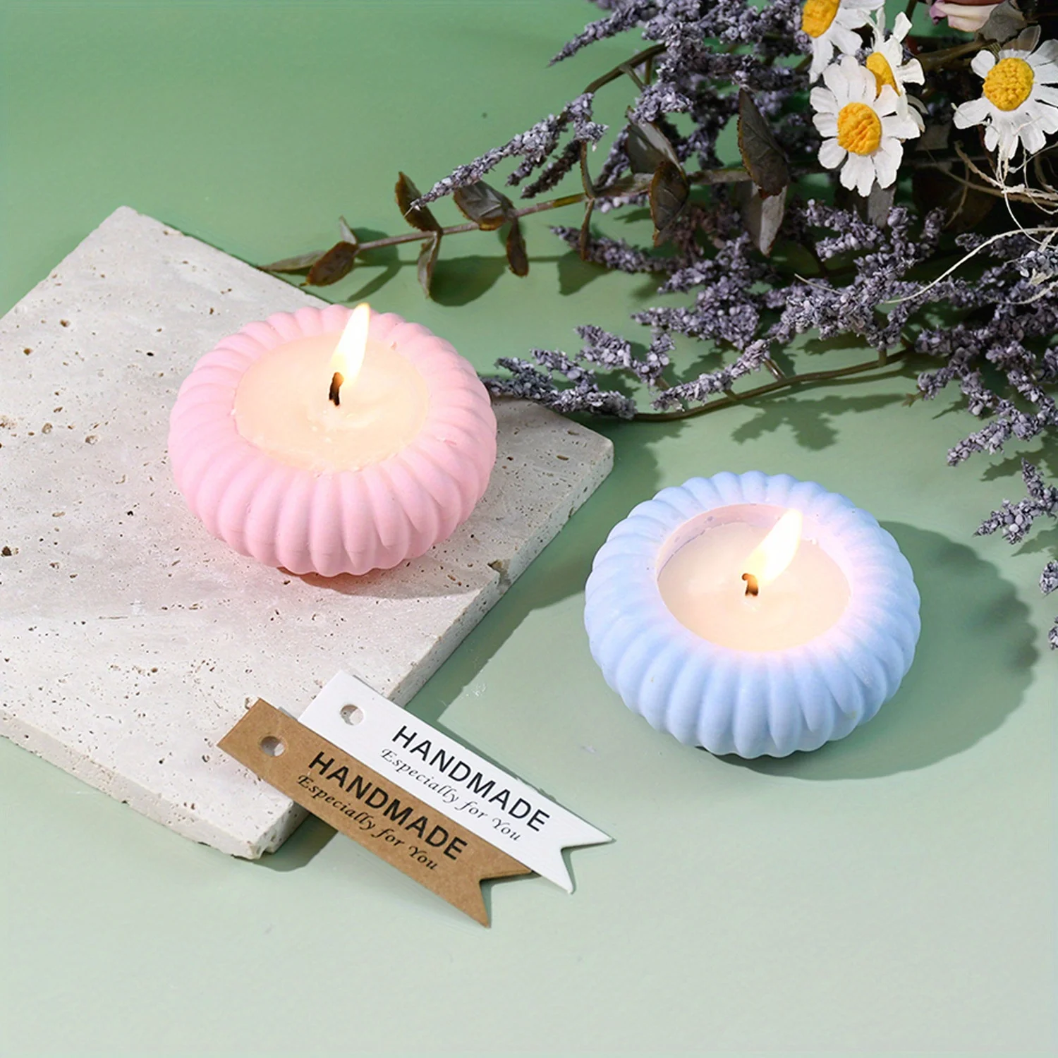 Oval Striped Lantern Candle Ho - Candle Holder Supplies 评论和价格
