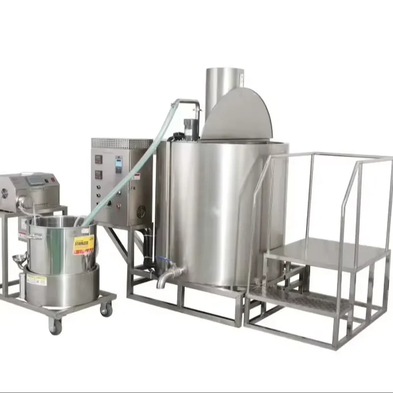 High Quality Stainless Steel Semi-Auto 300L Floor TypeWax Heating Machine & Candle Making