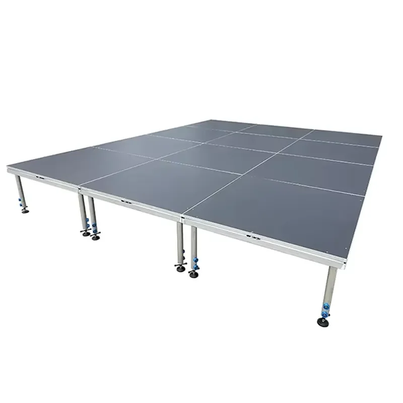 Quick Install Aluminium Stage Modular Portable Stage Platform for School and Community Events
