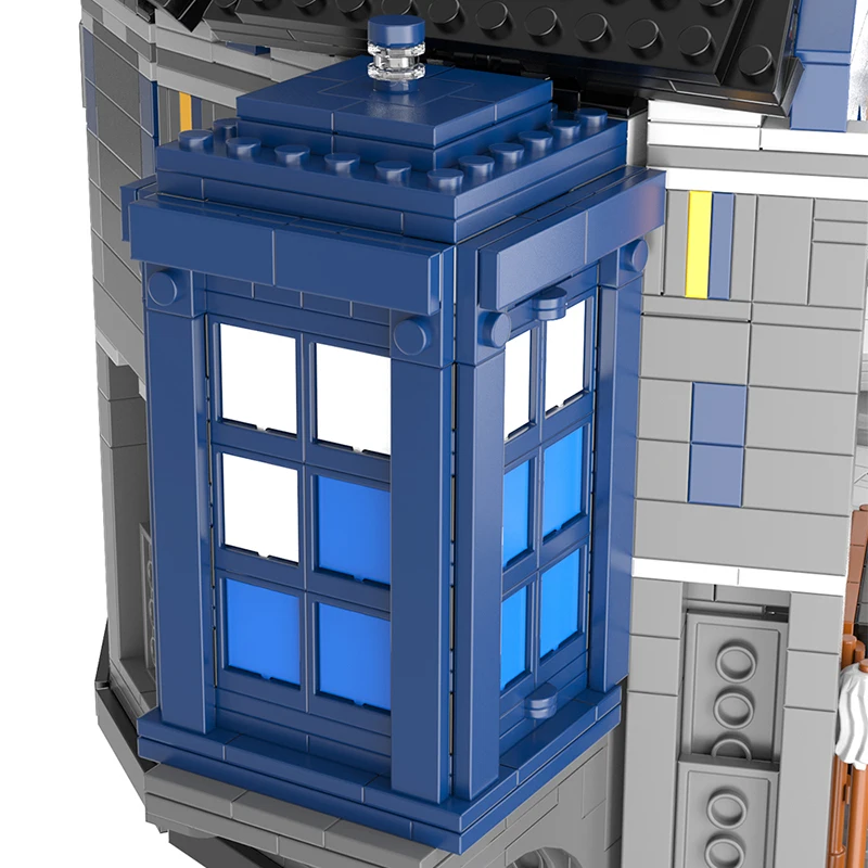 MOC Doctored Whos Building Blocks Set 12th Doctor Tardiseds Bricks Building Time Machine Police Phone Booth Bricks Model Toy