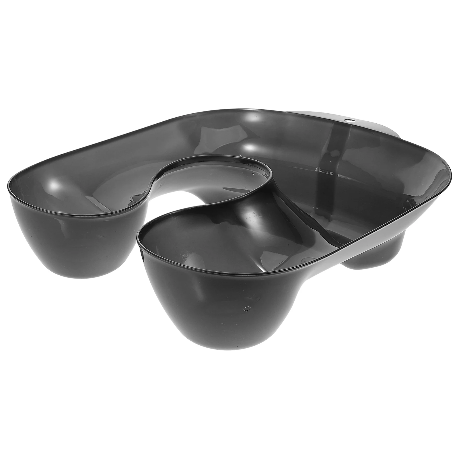 

Hair Coloring Shoulder Rest Reusable Black Hairdye Neck Tray Styling Perming Salon Tool Plastic Water Tray For Home Use