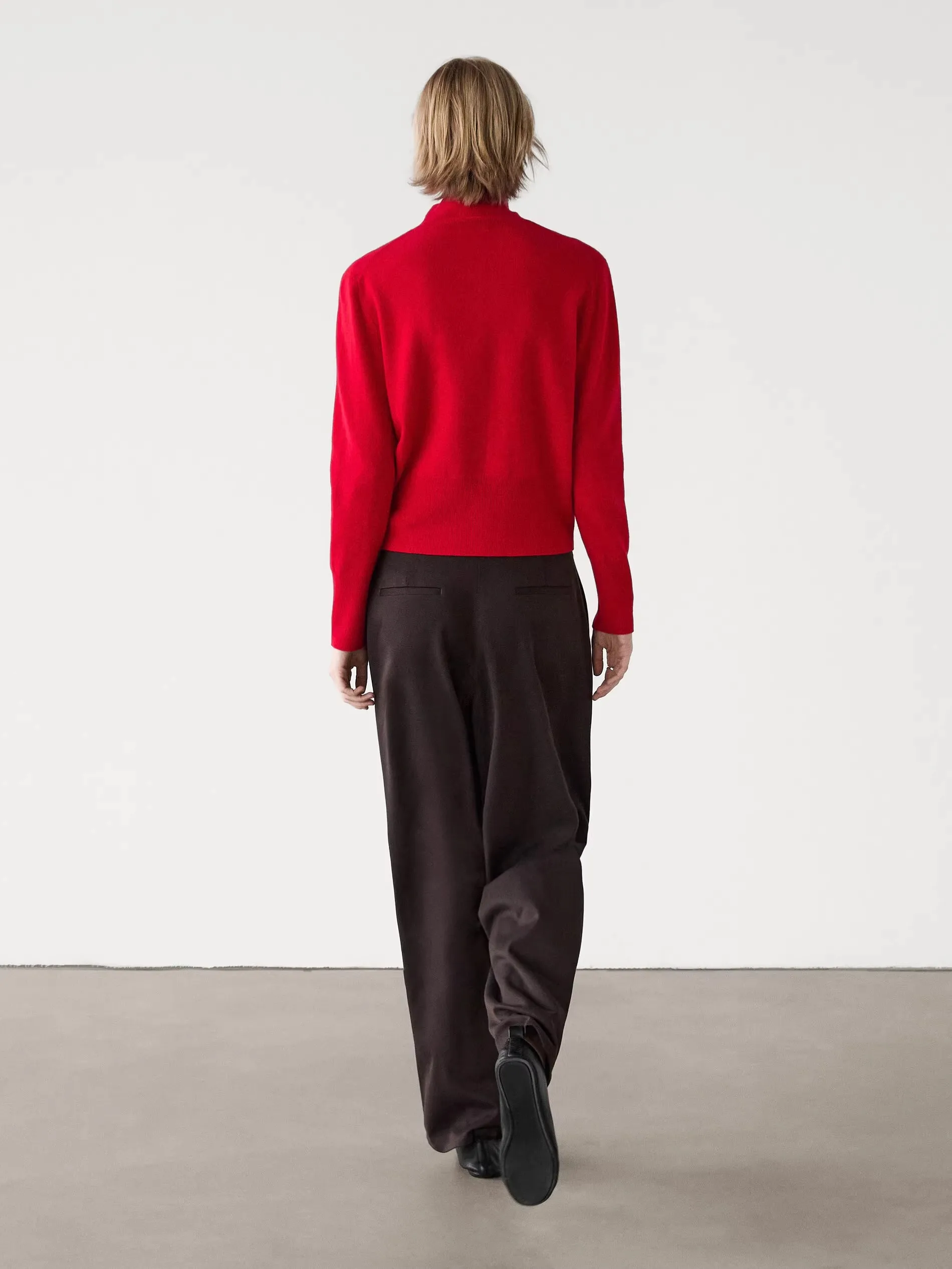 Ethereal MD 2025 masidutti ربيع جديد نمط الحد الأدنى ركاب سليم عالية الرقبة طويلة الأكمام سترة متماسكة