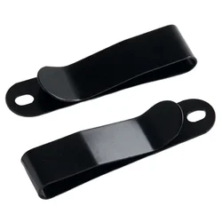 2pcs Small Sheath Waist Clip Manganese Steel Spring Clips Knife Sheath Back Clip Belt Holster Sheath Clip Buckles Accessories