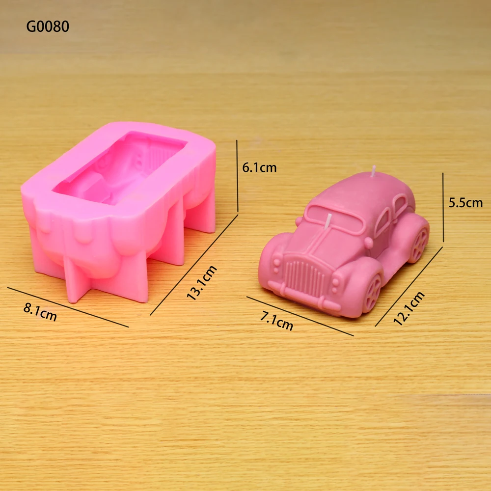 Vintage Car Classic car Candle Molds  Handmade Home Decoration Silicone Mold Aromatherapy Candle tools mold