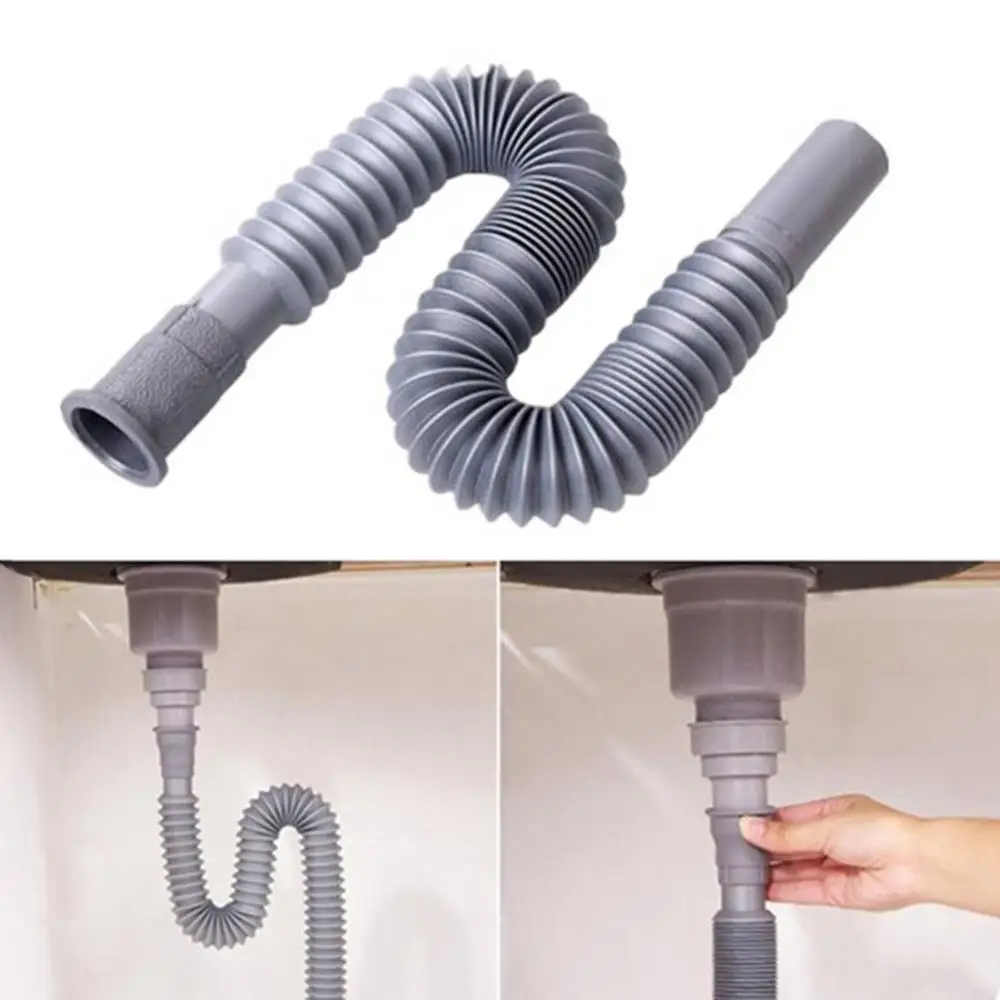 Hose Wash Basin Deodorant Prolong Water Extendable Kitchen Sink Tube Drainage Pipe