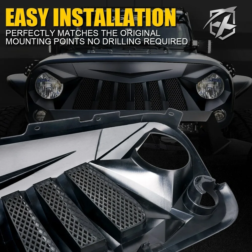 Jeep Wrangler Front Grille 5