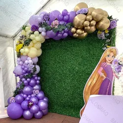 104pcs Princess Rapunzel Balloon Girl Birthday Party Supplies Gift Home Decor Number Ballon Baby Shower Wedding Decoration