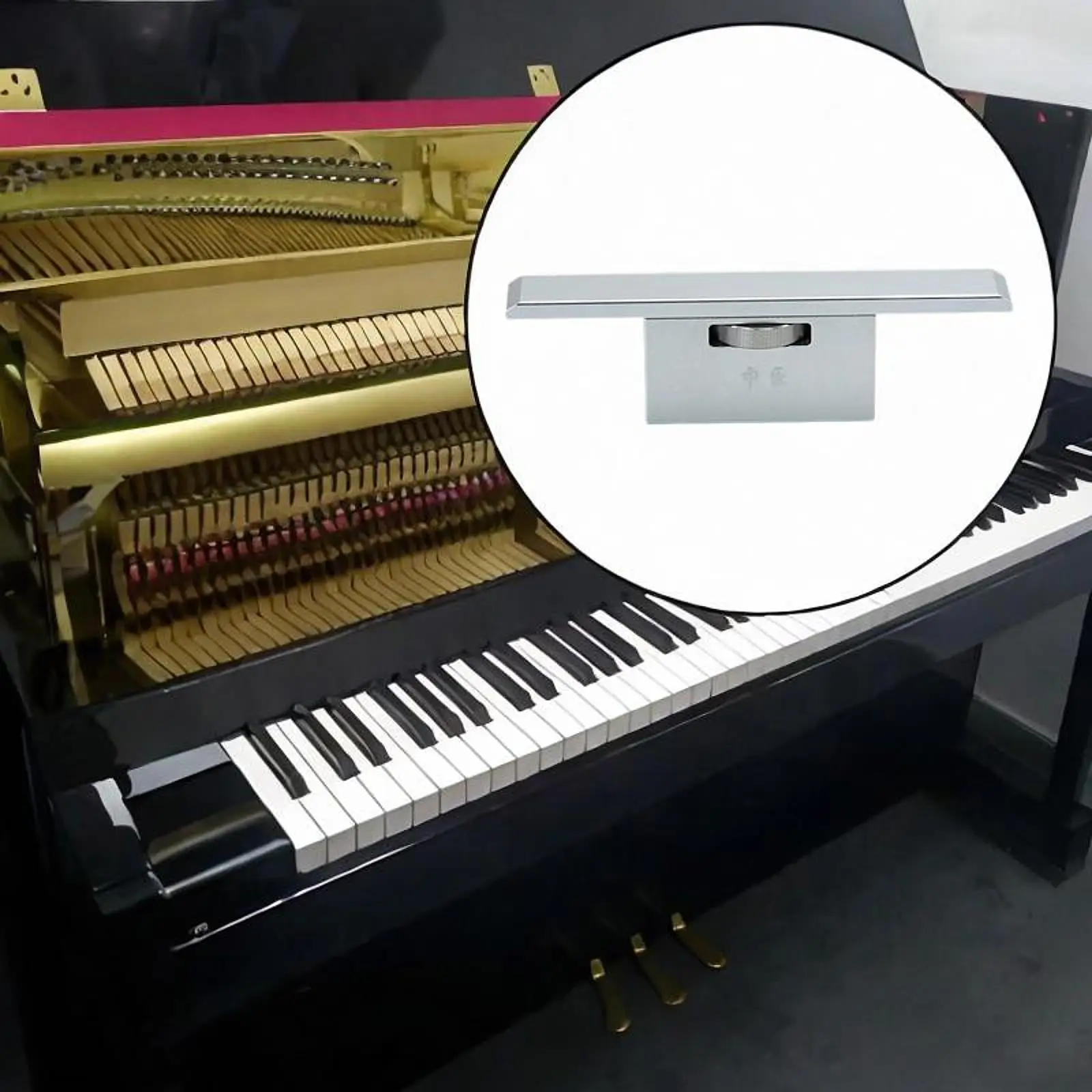 

Grand Piano Spoon Nail Measuring Tool Portable Lightweight Compact Grand Piano Accessory Sturdy Piano Tuning Tool Professional