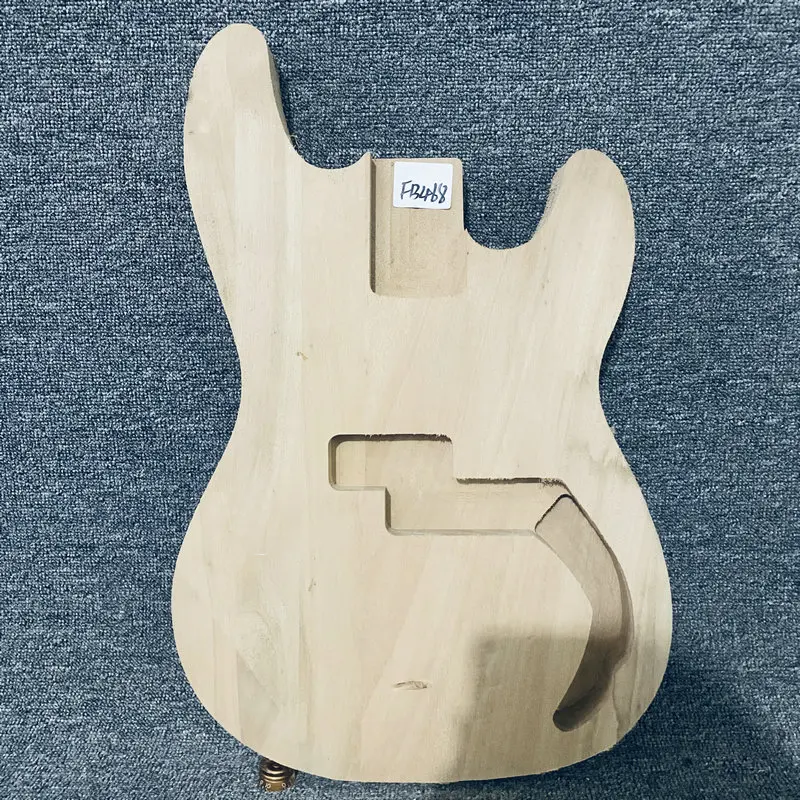 FB468 Precision Bass Semi Finishing Electric Bass Body in Solid Basswood for 4 or 5 String Bass Guitar DIY