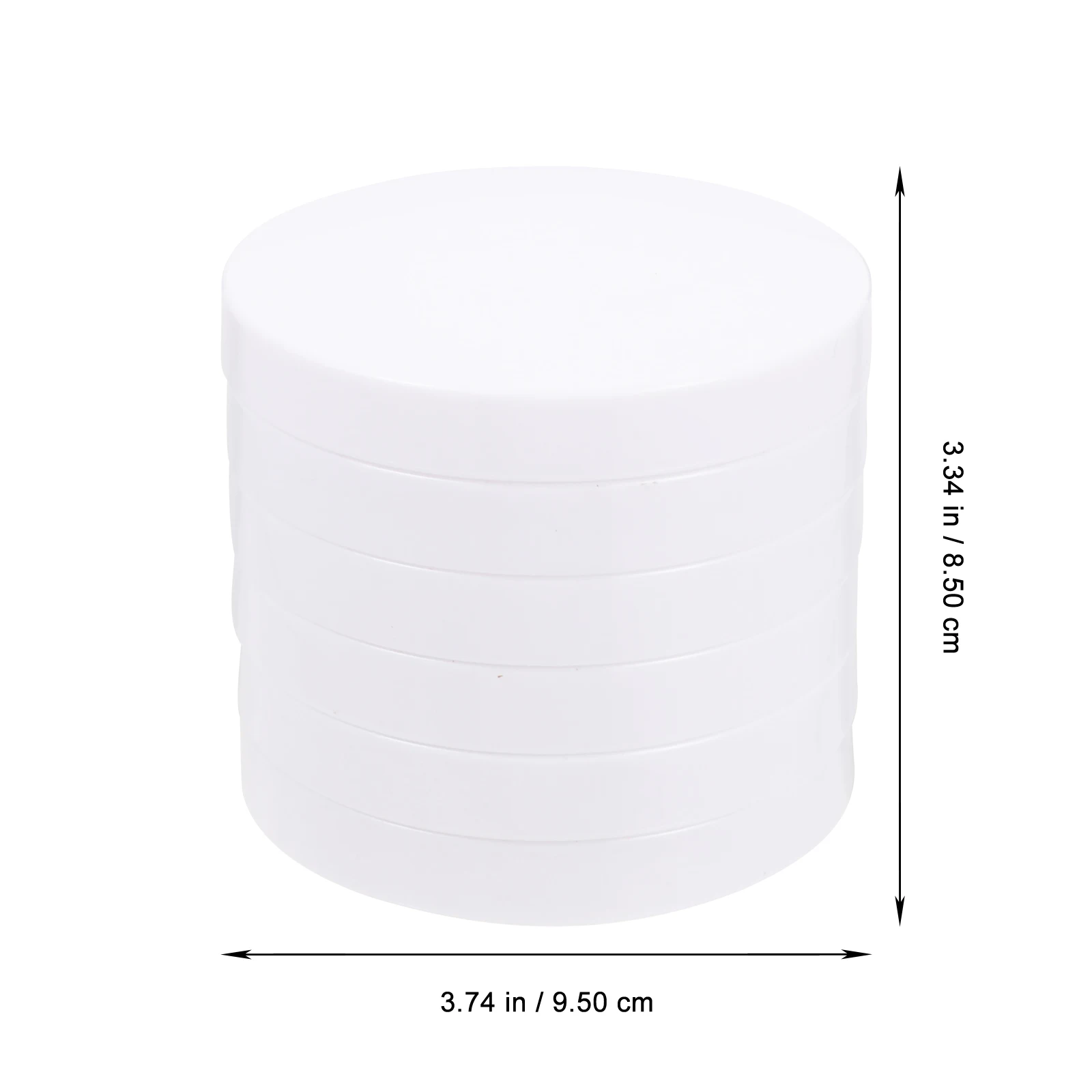 

5 Layers Imitation Ceramic Palette Watercolor Mixing Tray Lightweight Portable Paint Tray Pigment Board Art Supplies Students