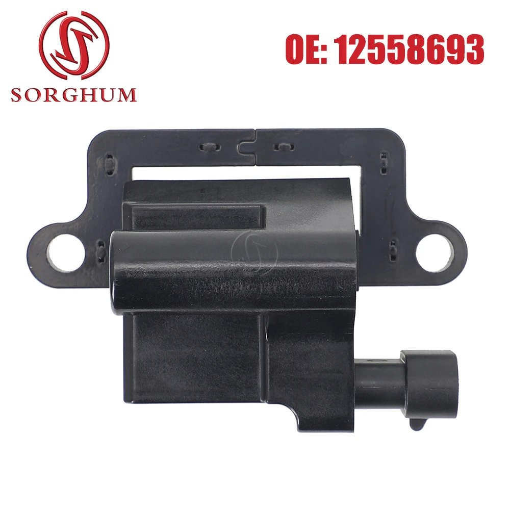 

SORGHUM Ignition Coil 12558693 For Chevrolet Silverado GMC Yukon Sierra 4.8L 5.3L 6.0L 8.1L D581 UF271 12570553 38590782