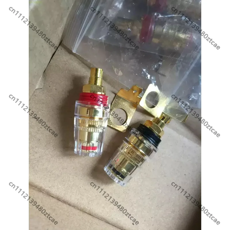 Medium Crystal Speaker Binding Post Audio Terminal Connector for Amplifier Speaker Wiring