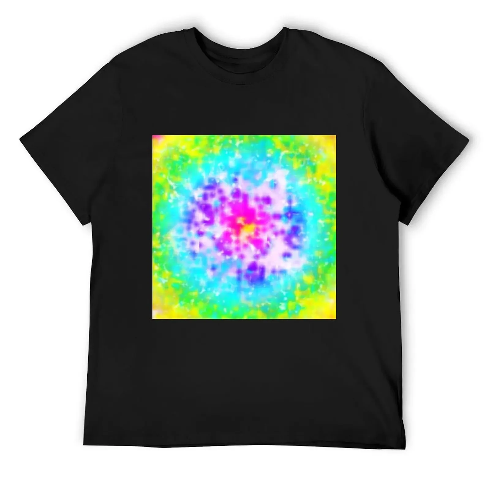 Tie and Dye Print T-Shirt Blouse Aesthetic clothing street wear mens fashion